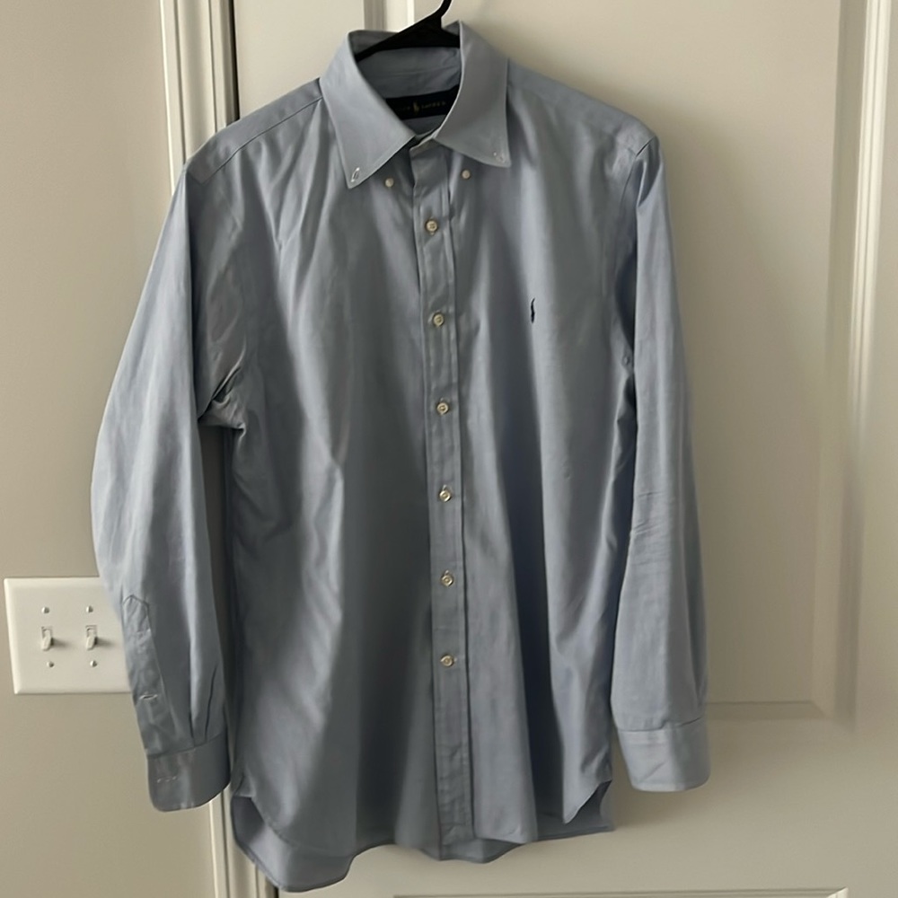 Mens Long Sleeve Ralph Lauren Polo Dress Shirt